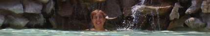 Sabrina im Pool. Sabrina im Pool.